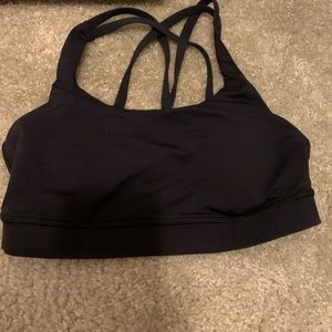 Lululemon Energy Bra size 4 black